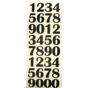 Thunderbird Slot Racing Number stickers 1/32 scale.